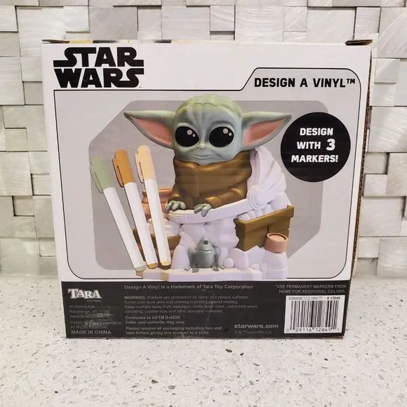 Star Wars Mandalorian The Child Baby Yoda Design a Vinyl Arts and Crafts - Picture 5 of 6